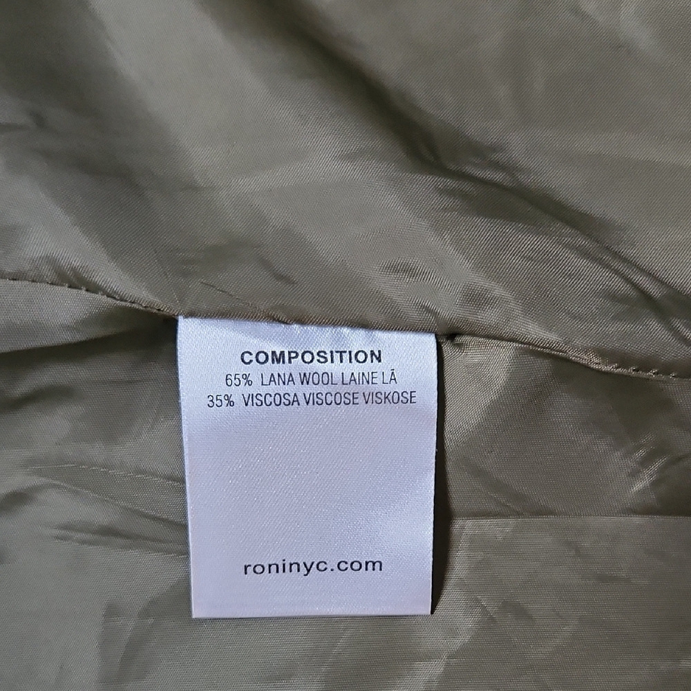 Elegant Brown Belted Trench Coat - Picture 3 of 3